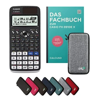 Abbildung von CALCUSO Standardpaket Hellgrau mit Taschenrechner Casio FX 991DE X ClassWiz