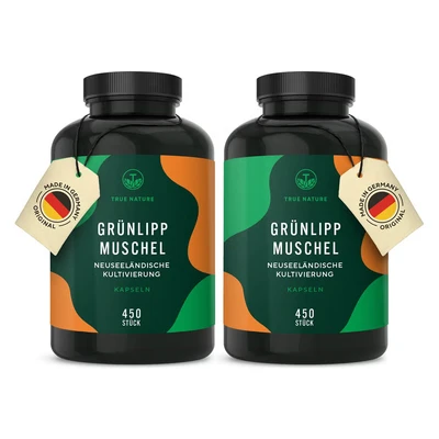 Abbildung von Grünlippmuschel 900 Kapseln TRUE NATURE 2x450 St
