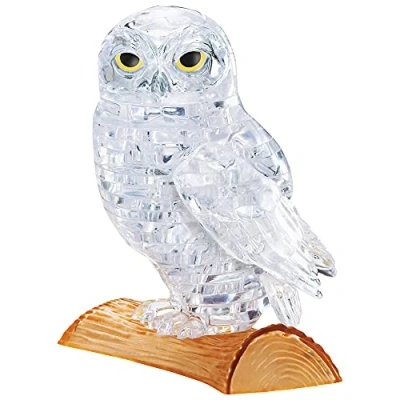 Abbildung von HCM KINZEL Spiel, Crystal Puzzle Eule (transparent)