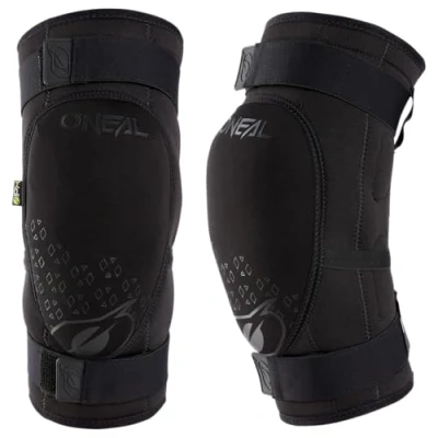 Abbildung von O&#039;NEAL Knieprotektor BMX Mountainbike Downhill IPX® Aufprallschutz aus Polyurethan, Leichte Konstruktion, Abriebfestes Material Dirt Knee Guard V.23 Erwachsene Schwarz Größe XS