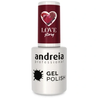 Abbildung von Andreia Professional Semi Permanenter Nagelgel Lack für UV/LED Lampe Intensiver Glanz und 4 Wochen haltbare French Manicure Lackierung Farbe 304 Rot Schattierungen von Pink 10.5 ml