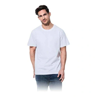 Abbildung von Stedman Comfort Men T shirt Hellblau Baumwolle Small Herren