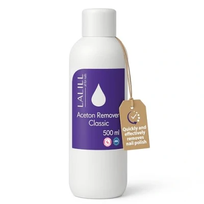 Abbildung von LALILL Aceton Nagellackentferner 500 ml Entferner für Hybrid Lacken, Gel, Acryl und Tipps Gel Polish Remover Reines UV Nagellack