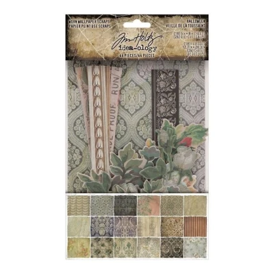 Abbildung von Idea ology Tim Holtz Halloween Worn Wallpaper Scraps (TH94147)
