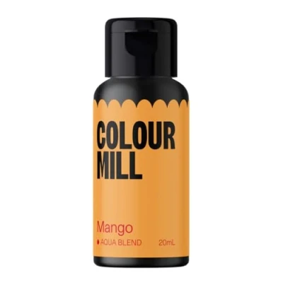 Abbildung von Colour Mill Aqua Blend Mango 20 ml Lebensmittelfarbe auf Wasserbasis Sehr intensiv, hoch konzentriert