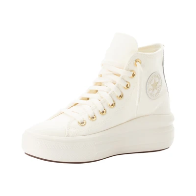 Abbildung von Converse Chuck Taylor ALL STAR MOVE Tonal Unisex Sneaker high für Kinder, Größe: 37.5, Egret/metallic light gold Schuhe