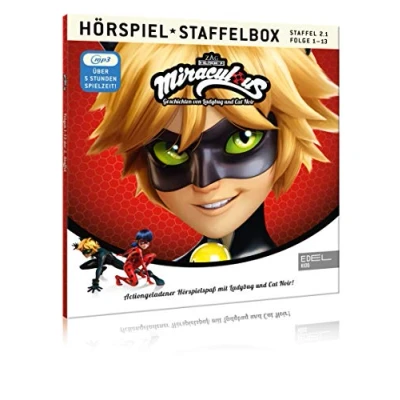 Abbildung von Miraculous Geschichten von Ladybug &amp; Cat Noir mp3 Staffelbox 2.1 Das Original Hörspiel zur TV Serie (Folgen 1 13)