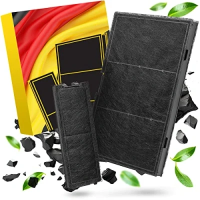 Abbildung von INTESIA® Aktivkohlefilter geeignet für Siemens LZ10AKA00 / Neff Z51AIA0X0 Bosch DWZ0AK0A0 Constructa Gaggenau 17000965 (2 Stück)