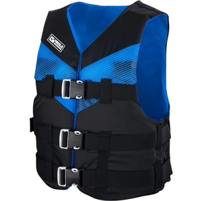 Abbildung von Mesle Schwimmweste Erwachsene V210, Leichte Schwimmhilfe für Herren &amp; Damen, 50N Auftriebsweste Sup, Schwimmen, Kajak, Prallschutzweste Wakeboard, Wasserski, Jetski