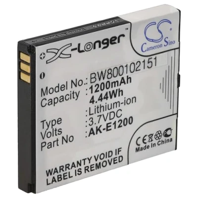 Abbildung von vhbw 1x Akku Ersatz für Emporia AK E1000, E1200, BAT E1200 Handy Smartphone Senioren Telefon (1200 mAh, 3,7 V, Li Ion)