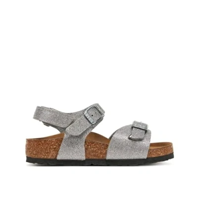 Abbildung von Birkenstock RIO KIDS Riemensandalette für Kinder, Größe: 28, Sparkling silver Schuhe