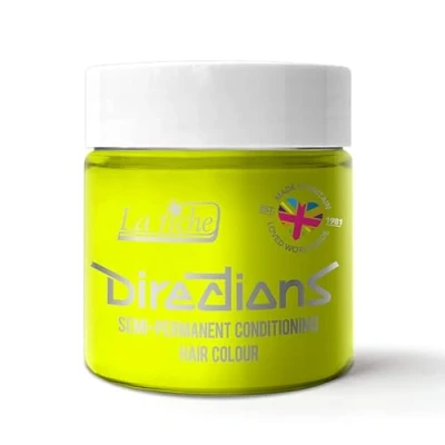Abbildung von La Riche Directions Semi Permanent Hair Color 100ml Tub Fluorescent Yellow