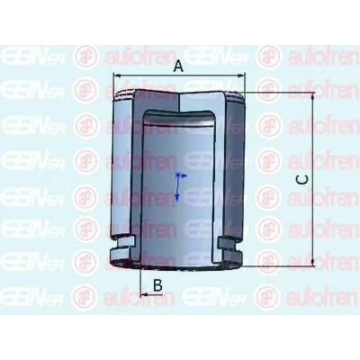 Abbildung von AUTOFREN SEINSA D025294 Kolben, Bremssattel 38 VOLVO: V70 2, 3