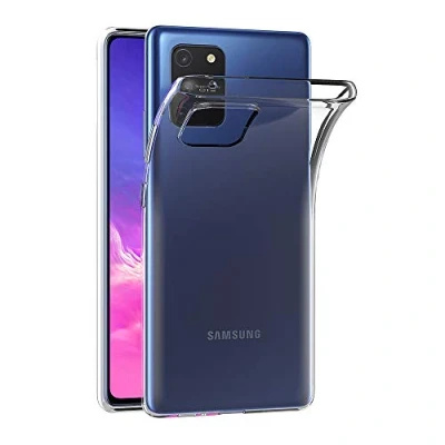Abbildung von AICEK Hülle Compatible für Samsung Galaxy S10 Lite Transparent Silikon Schutzhülle Case Clear Durchsichtige TPU Bumper Handyhülle (6,7 Zoll)