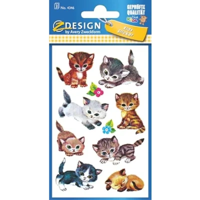 Abbildung von AVERY Zweckform Aufkleber Katzen