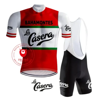 Abbildung von RETRO RADSPORT OUTFIT LA CASERA ROT REDTED
