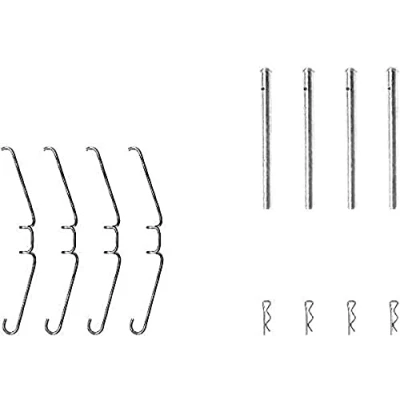 Abbildung von HELLA 8DZ 355 204 011 Zubehörsatz, Scheibenbremsbelag JAGUAR: XJ Limousine, XJS Cabrio, RENAULT: MASTER 1 Bus