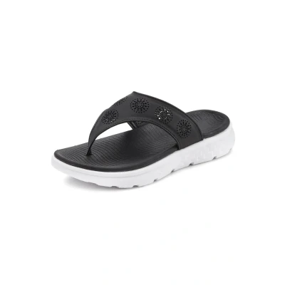 Abbildung von Vivance Zehentrenner Badesandale, Damen, Größe: 38, Schwarz Schuhe