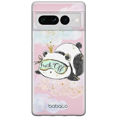Abbildung von Babaco ERT Group Handyhülle für Google Pixel 7 PRO Original und offiziell Lizenziertes Muster Panda 001 optimal an die Form des Handy angepasst, hülle aus TPU