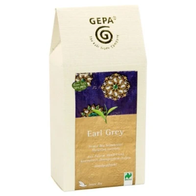 Abbildung von GEPA Bio Earl Grey Schwarztee, loser Tee, 100 g, 3er Pack