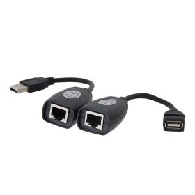 Abbildung von Cablecc USB Tastatur /Maus Verlängerungskabel über RJ45, CAT5E, CAT6, Kabel