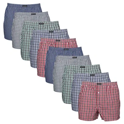 Abbildung von Lower East Herren Le150 Boxershorts, Classic Karriert, 3XL EU