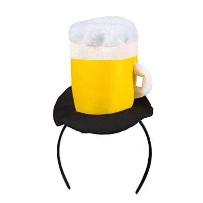 Abbildung von Boland Kostüm Bier Haarreif, Die Maß ist voll: Bierkrug für den Kopf