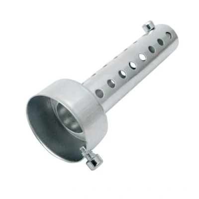 Abbildung von LanCo 1X Motorrad Universal Auspuff Schalldämpfer DB Killer 48mm Silber