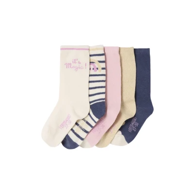 Abbildung von Vertbaudet 5ER PACK Socken für Kinder, Größe: 23 26, Marine