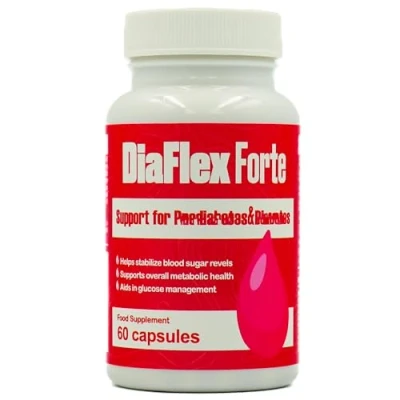 Abbildung von DiaFlex Forte Nahrungsergänzungsmittel mit Mineralien und Vitaminen 60 kapseln. (1)