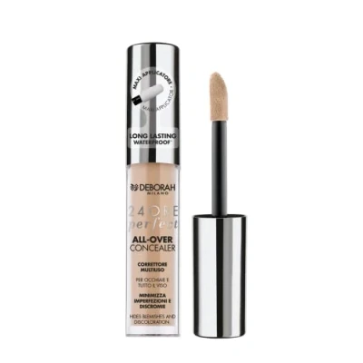 Abbildung von Deborah Milano Perfekt All Over Concealer, 03 Sand, Long Lasting und wasserdicht, hohe Deckkraft, minimiert Unebenheiten, Augen Gesichtsschmerzen