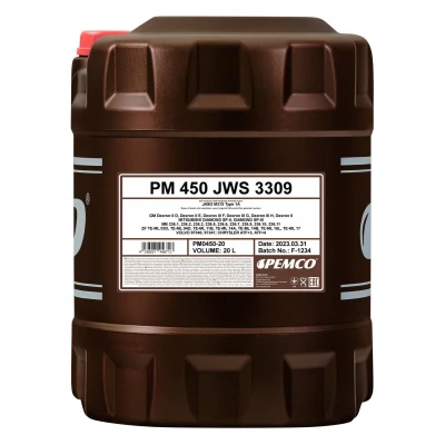 Abbildung von PEMCO iMATIC 450 ATF JWS PM0450 20 Automatikgetriebeöl III 20l Rot