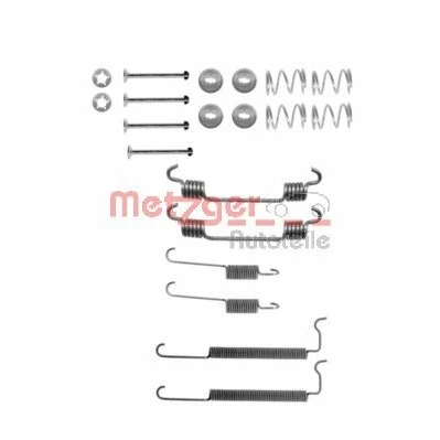 Abbildung von METZGER 105 0710 Zubehörsatz, Bremsbacken OPEL: Corsa C Schrägheck, Astra F CC, Tigra Twintop, DAEWOO: Lanos Limousine, Schrägheck