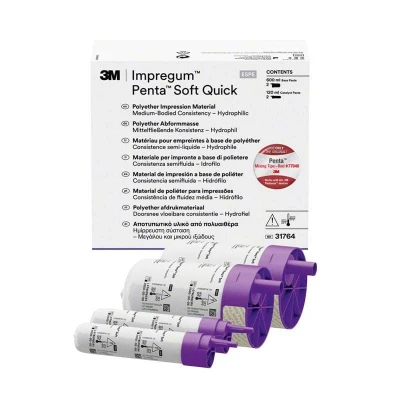 Abbildung von Impregum Penta Soft Quick Refill 2 x 360ml 2x 300ml Basispaste 60ml Kataylsator
