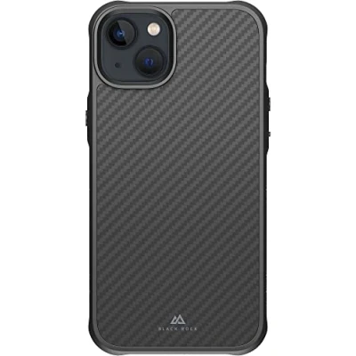Abbildung von Black Rock Hülle Carbonhülle Robust Case Real Carbon Passend für Apple iPhone 14 Plus I Karbon Handyhülle, Fiber Cover (Carbon Schwarz)