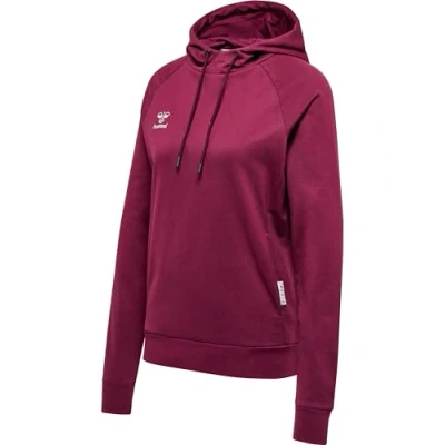 Abbildung von Hummel Hmlmove GRID Kapuzenpullover, Damen, Größe: Small, Grape wine