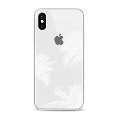 Abbildung von Trendario Handyhülle für Apple iPhone X Hülle Schutzhülle mit Motiv TPU Silikon Case Cover Schale Backcover Handytasche (Feder)