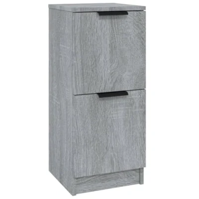 Abbildung von vidaXL Sideboard Kommode Anrichte Schrank Beistellschrank Mehrzweckschrank Standschrank Flurschrank Grau Sonoma 30x30x70cm Holzwerkstoff