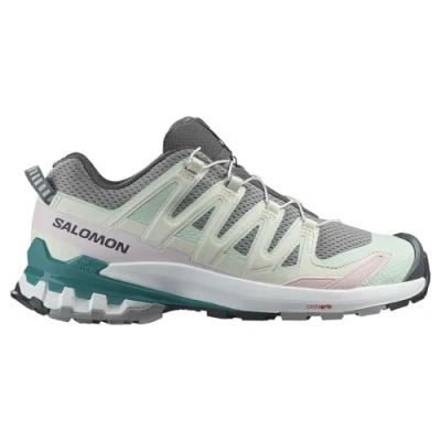 Abbildung von Salomon XA PRO 3D V9 Laufschuh Trail, Damen, Größe: 38, Gull/white/bleached aqua Schuhe