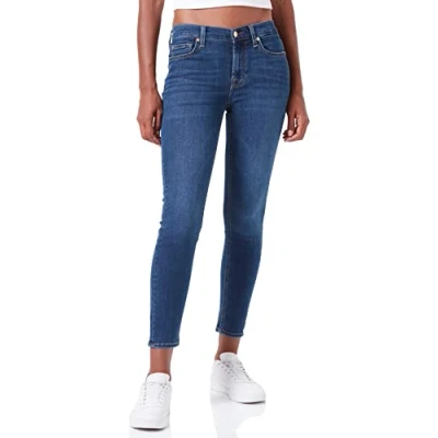 Abbildung von 7 for all mankind THE Ankle BAIR ECO Duchess Jeans Skinny Fit, Damen, Größe: 25, Mid blue