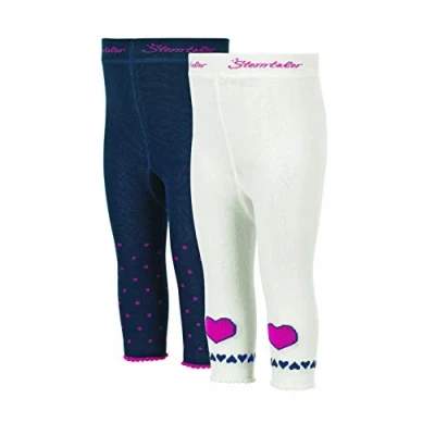 Abbildung von Sterntaler® Leggings Leggins Herz + Tupfen, 2er Pack (1 tlg)