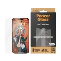 Abbildung von Apple iPhone 15 Plus Panzerglas PanzerGlass Anti Bacterial Displayschutzfolie Antibakterieller Screen Protector für das Pro