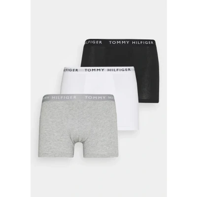 Abbildung von Tommy Hilfiger Trunk 3 PACK Panties, Herren, Größe: Medium, Grey/white/black