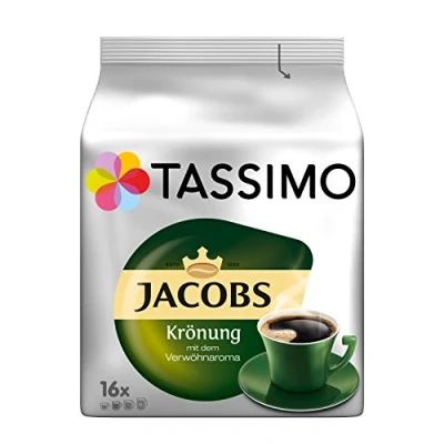 Abbildung von Tassimo Kapseln Jacobs Krönung, 16 Kaffeekapseln