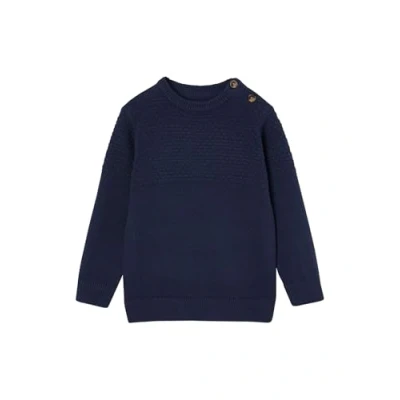 Abbildung von Vertbaudet Strickpullover für Kinder, Größe: 86, Nachtblau