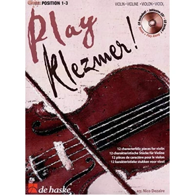 Abbildung von Play Klezmer!, für Violine, m. Audio CD: CD zum Üben und Mitspielen (Play Along Demo). Schwierigkeitsgrad: leicht bis mittelschwer