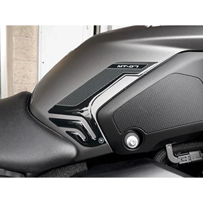 Abbildung von labelbike 2 3D Harz Aufkleber Dekorationen und Seitenschutz für Motorradtanks kompatibel mit Yamaha MT 07 2018 2020
