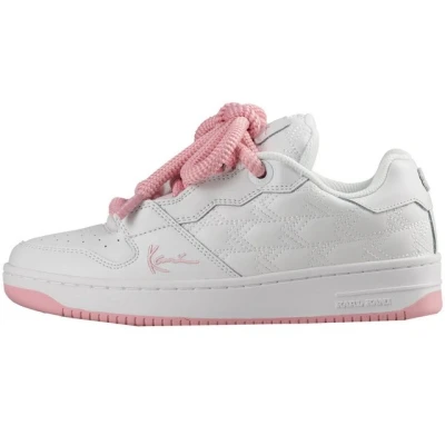 Abbildung von Karl Kani Sneaker low White pink, Damen, Größe: 36.5, pink Leder und textil