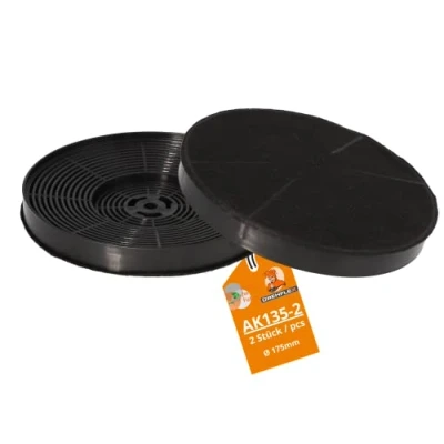 Abbildung von DREHFLEX 2 Kohlefilter kompatibel Exquisit 1010035 CF100 Bomann KF568 Respekta MIZ0031 AK135 (MIZ 0031)