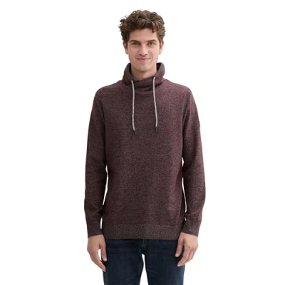 Abbildung von TOM TAILOR Herren 1044571 Pullover, 36916 Gipsy Purple Multicolor, L EU